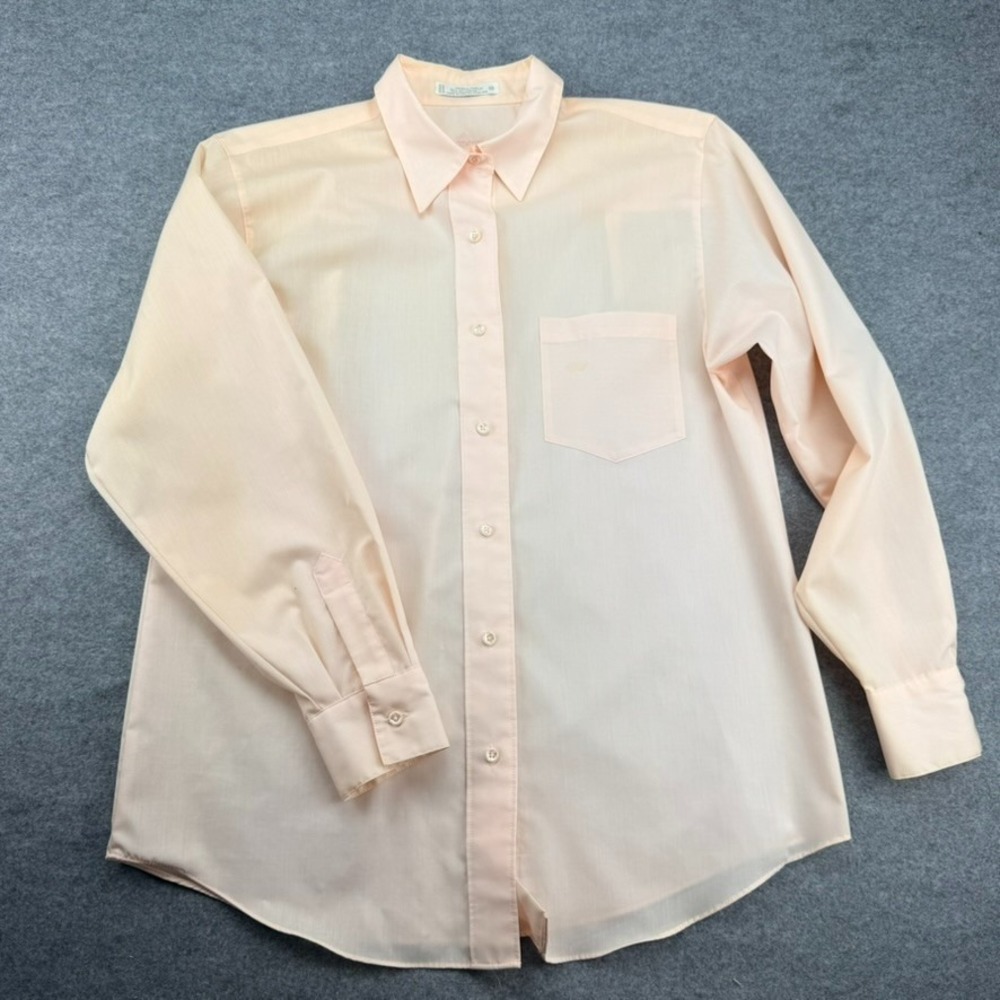 Foxcroft Women’s Pink Wrinkle Free Button Front Shirt Size 10 Cotton Blend